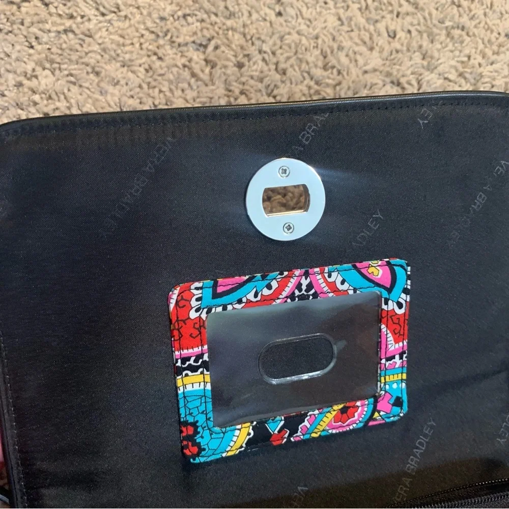 NEW Vera Bradley Parisian Paris Turnlock Crossbody Purse